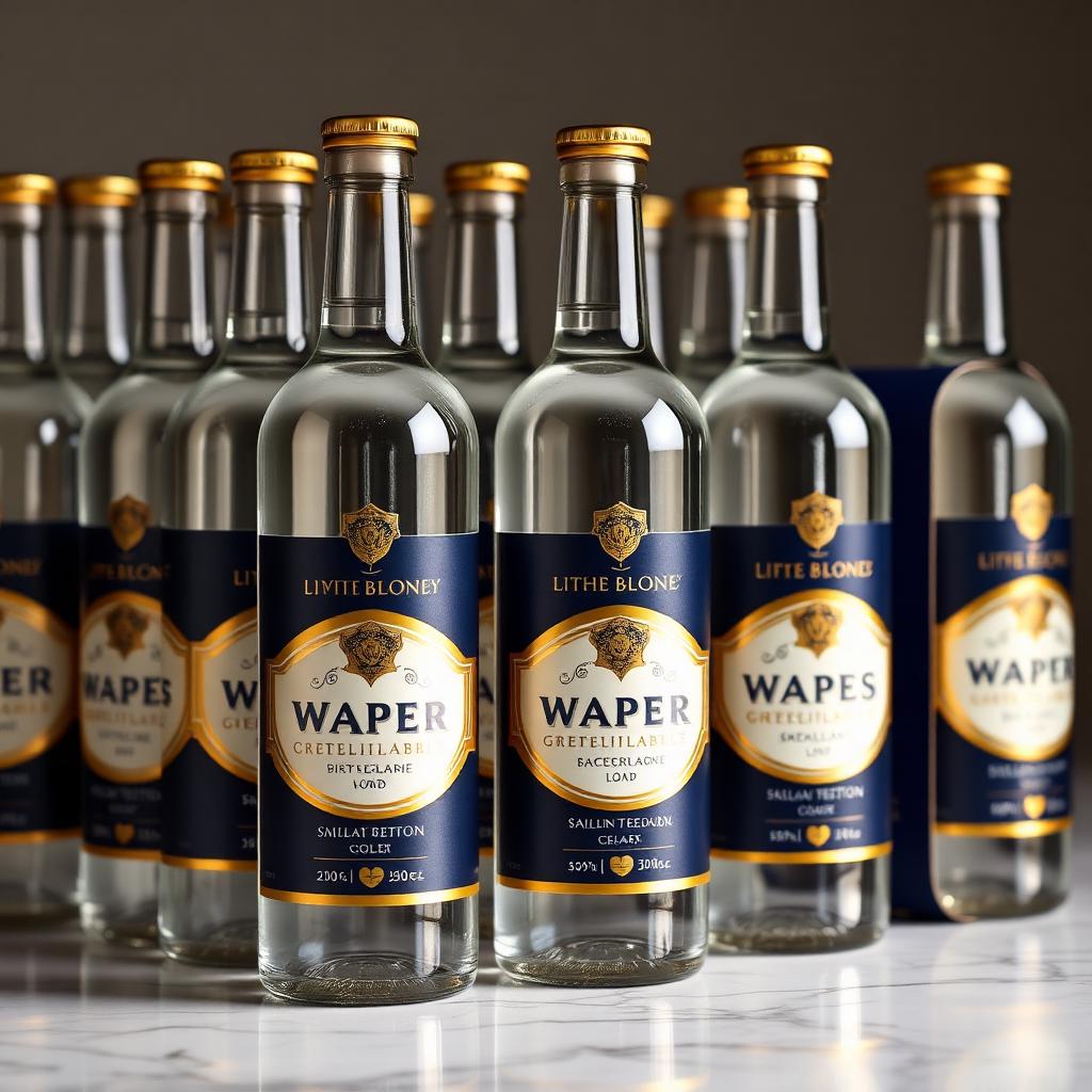 Premium branded bottled water for African hospitality